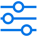 Equalizer icon suggests how Aurora Inference calibrates private AI for engineers